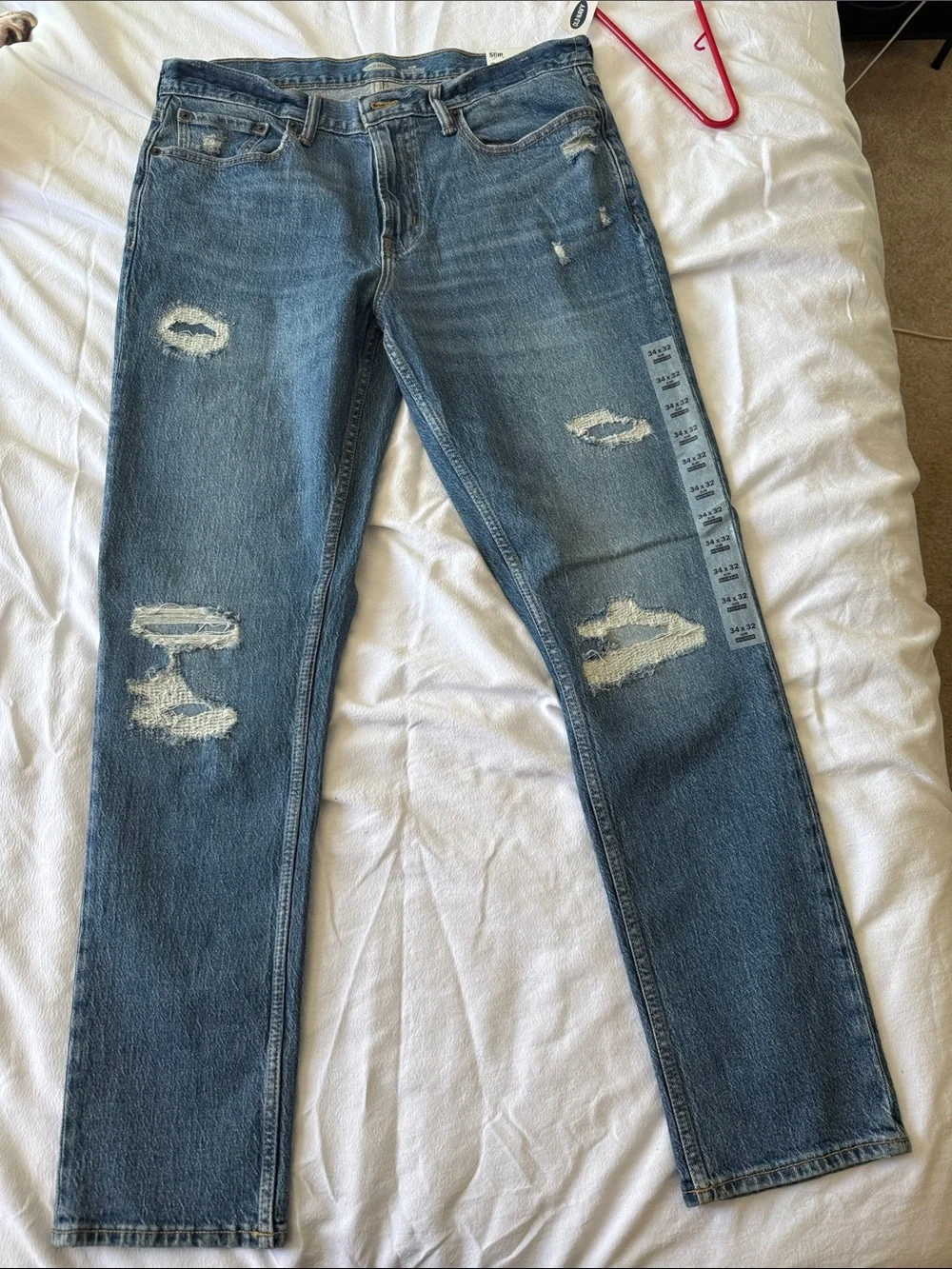 Old Navy Slim Men's Jeans - Light Blue Denim